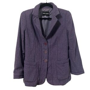 GIORGIO ARMANI Purple Wool Blend Blazer Size 46/fit like a S/M